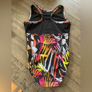 CM Plum Practice wear Leotard -Red/yellows